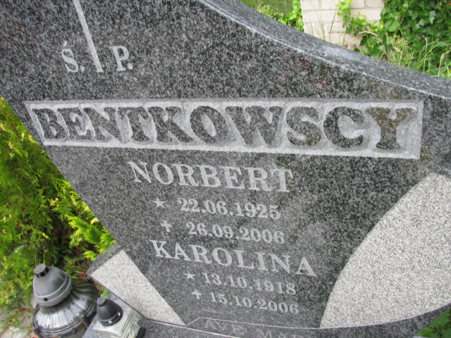 Karolina Bentkowska 1918 Świnoujście - Grobonet - Wyszukiwarka osób pochowanych