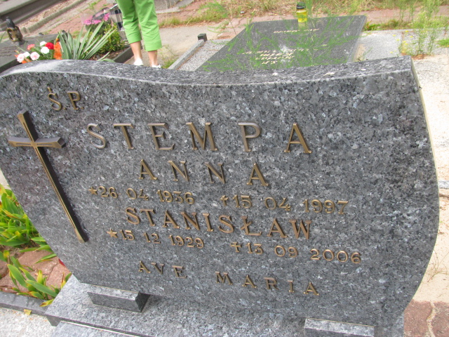 Stanisław Stempa 1929 Świnoujście - Grobonet - Wyszukiwarka osób pochowanych