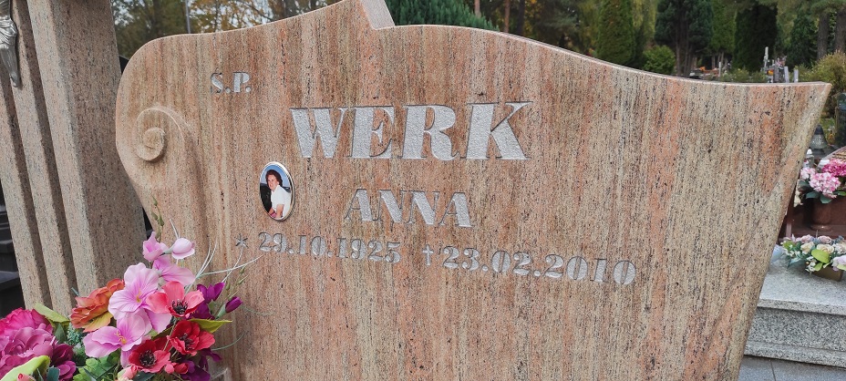 Anna Werk 1925 Świnoujście - Grobonet - Wyszukiwarka osób pochowanych