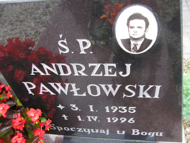 Andrzej Pawłowski 1935 Świnoujście - Grobonet - Wyszukiwarka osób pochowanych