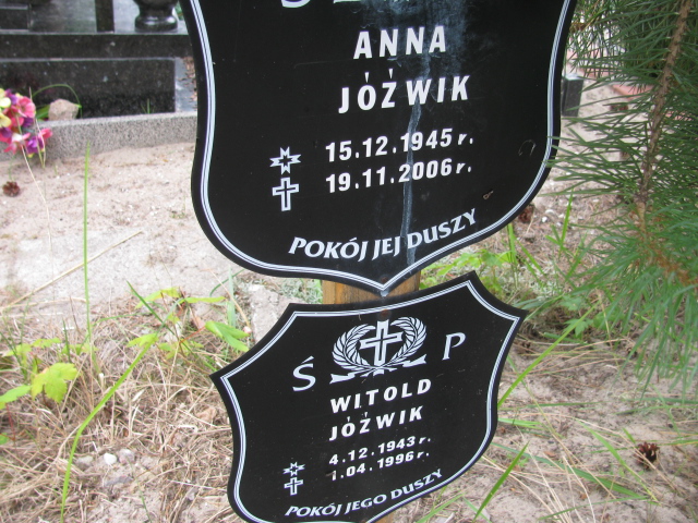 Anna Jóźwik 1945 Świnoujście - Grobonet - Wyszukiwarka osób pochowanych