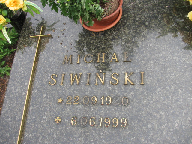 Michał Siwiński 1920 Świnoujście - Grobonet - Wyszukiwarka osób pochowanych