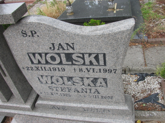 Stefania Wolska 1925 Świnoujście - Grobonet - Wyszukiwarka osób pochowanych