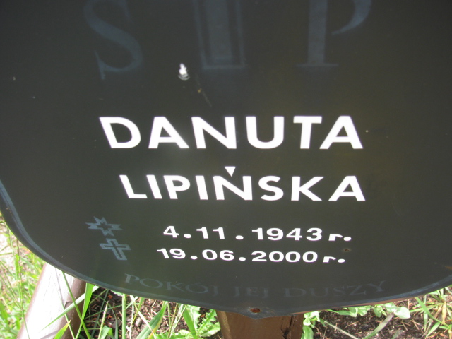 Danuta Lipińska 1943 Świnoujście - Grobonet - Wyszukiwarka osób pochowanych