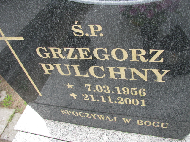 Grzegorz Pulchny 1956 Świnoujście - Grobonet - Wyszukiwarka osób pochowanych