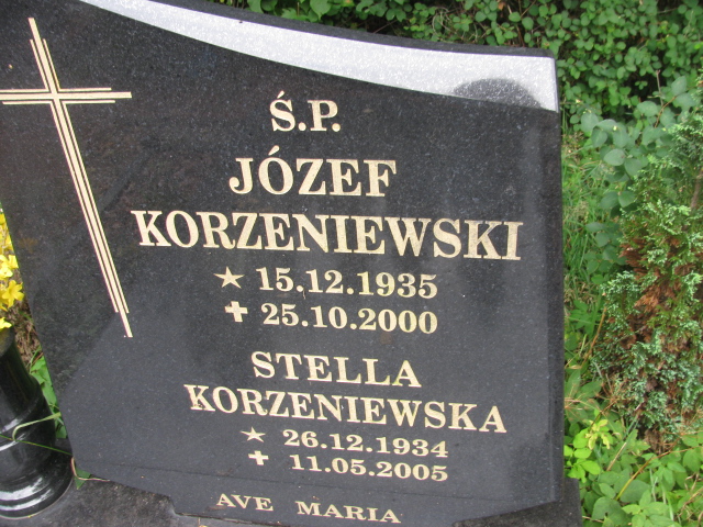 Józef Korzeniewski 1935 Świnoujście - Grobonet - Wyszukiwarka osób pochowanych