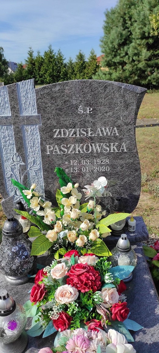 Grób Zdzisława Paszkowska