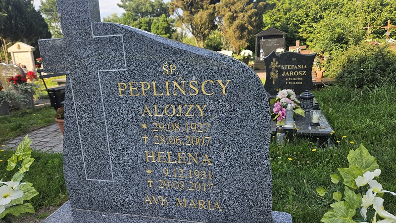 Grób Alojzy Pepliński