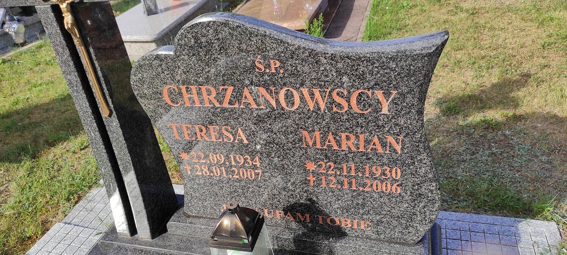 Teresa Chrzanowska 1934 Świnoujście - Grobonet - Wyszukiwarka osób pochowanych