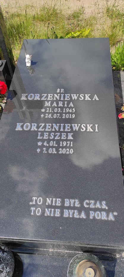 Leszek Korzeniewski 1971 Świnoujście - Grobonet - Wyszukiwarka osób pochowanych